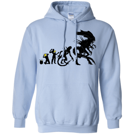 Sweatshirts Light Blue / Small Alien Evolution Pullover Hoodie