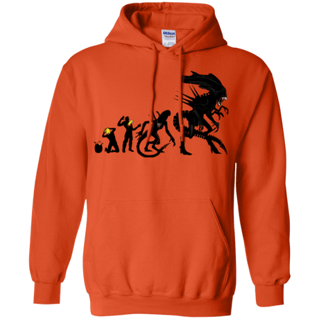 Sweatshirts Orange / Small Alien Evolution Pullover Hoodie