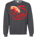 Sweatshirts Dark Heather / S Alien Inside Crewneck Sweatshirt