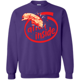 Sweatshirts Purple / S Alien Inside Crewneck Sweatshirt