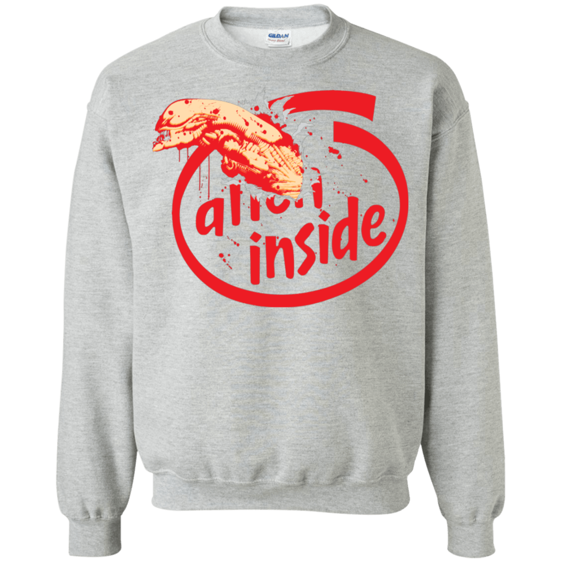 Sweatshirts Sport Grey / S Alien Inside Crewneck Sweatshirt