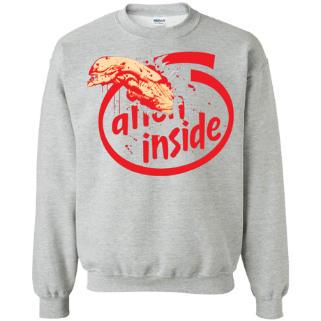 Sweatshirts Sport Grey / S Alien Inside Crewneck Sweatshirt