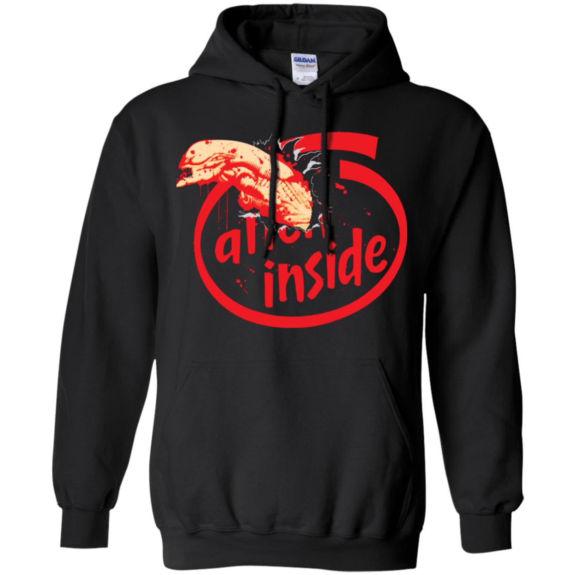 Sweatshirts Black / S Alien Inside Pullover Hoodie