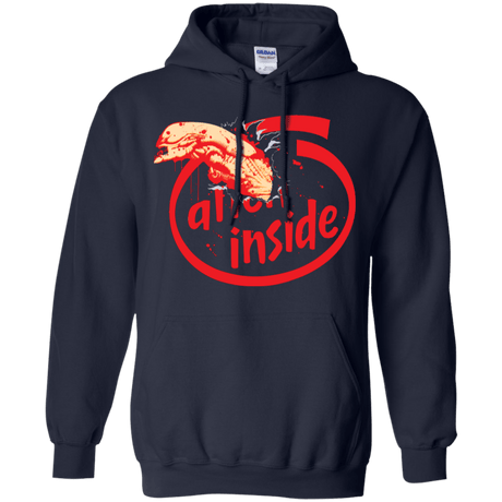 Sweatshirts Navy / S Alien Inside Pullover Hoodie