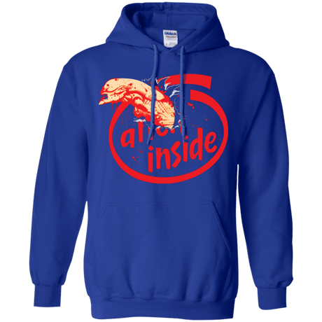 Sweatshirts Royal / S Alien Inside Pullover Hoodie