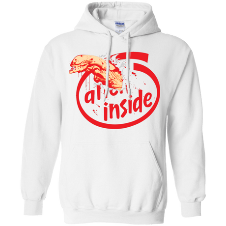 Sweatshirts White / S Alien Inside Pullover Hoodie