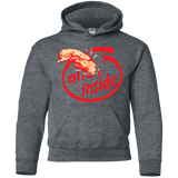 Sweatshirts Dark Heather / YS Alien Inside Youth Hoodie