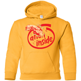 Sweatshirts Gold / YS Alien Inside Youth Hoodie