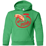 Sweatshirts Irish Green / YS Alien Inside Youth Hoodie