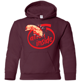 Sweatshirts Maroon / YS Alien Inside Youth Hoodie