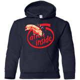 Sweatshirts Navy / YS Alien Inside Youth Hoodie