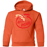Sweatshirts Orange / YS Alien Inside Youth Hoodie