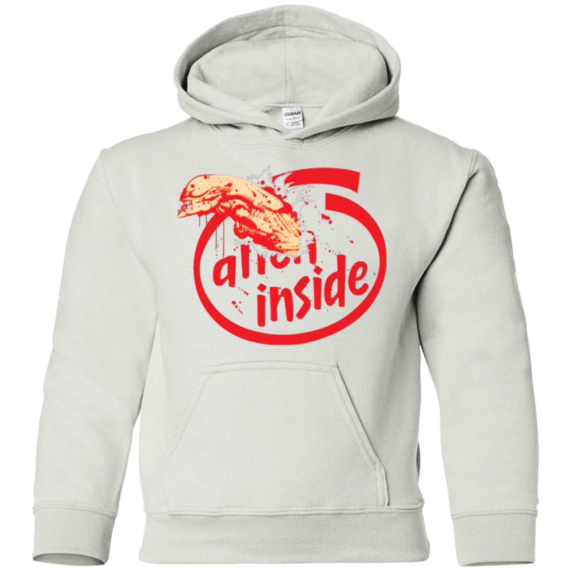 Sweatshirts White / YS Alien Inside Youth Hoodie