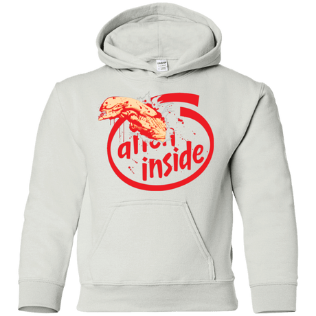 Sweatshirts White / YS Alien Inside Youth Hoodie