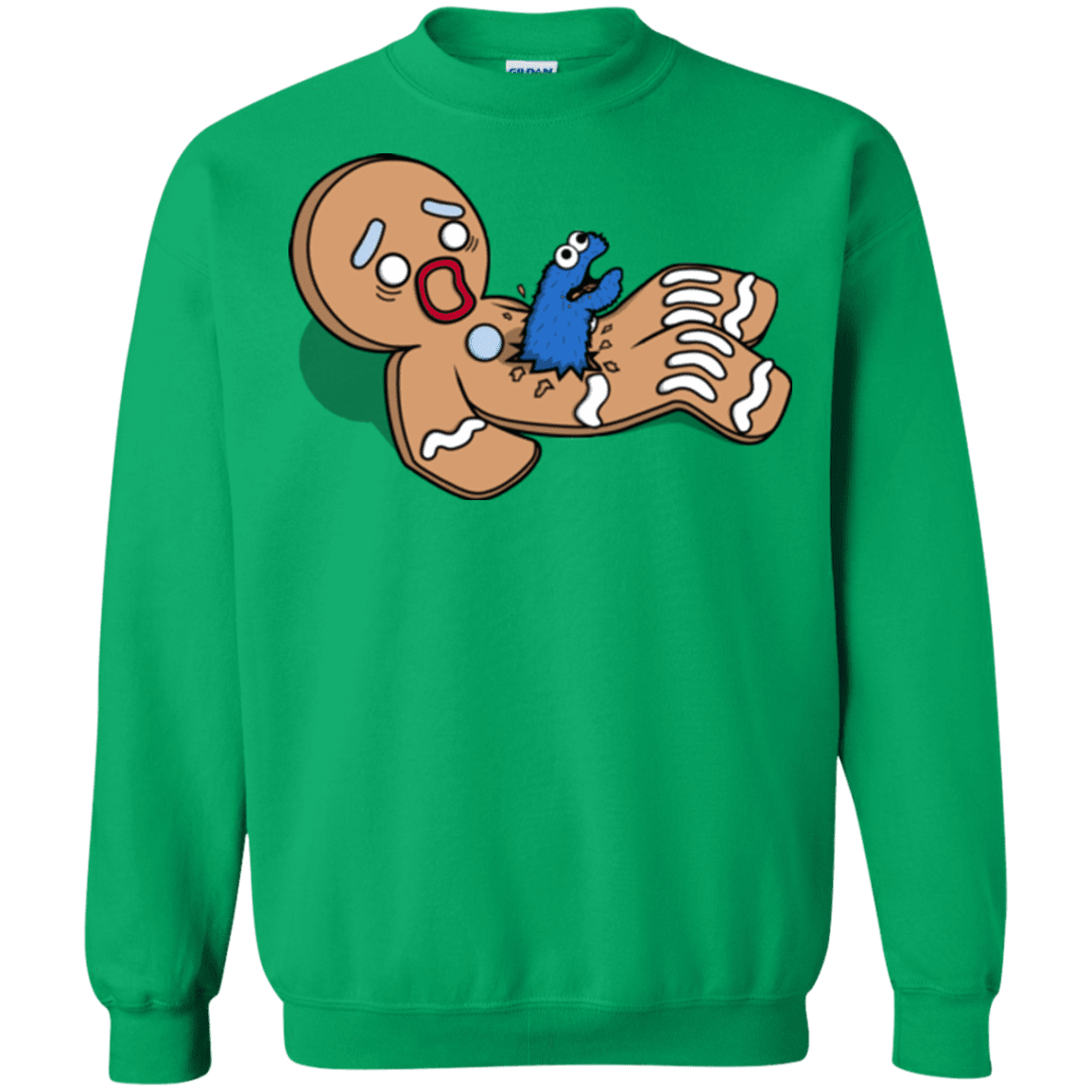 Sweatshirts Irish Green / S Alien Nom Nom Crewneck Sweatshirt