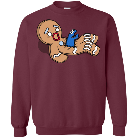 Sweatshirts Maroon / S Alien Nom Nom Crewneck Sweatshirt