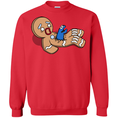 Sweatshirts Red / S Alien Nom Nom Crewneck Sweatshirt