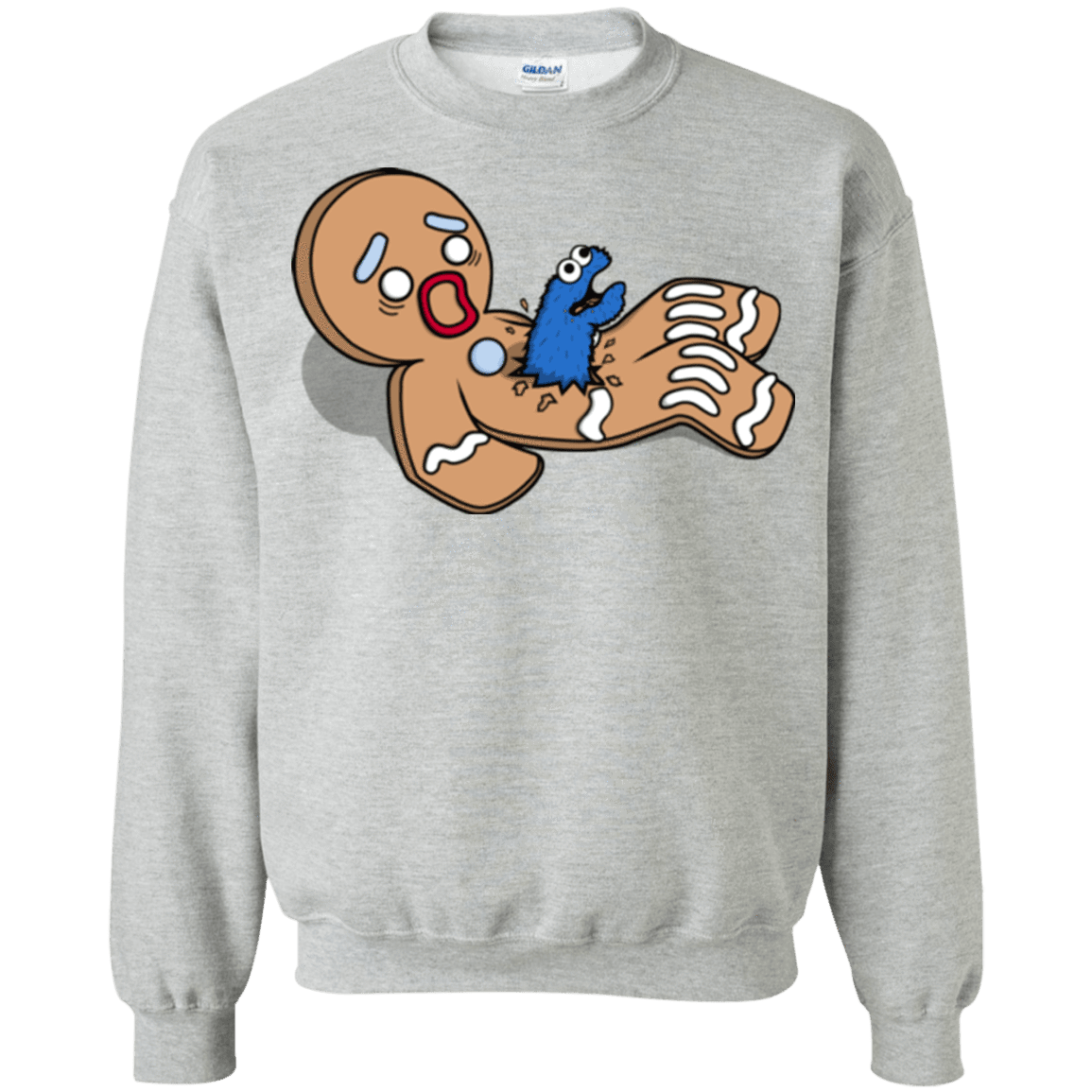 Sweatshirts Sport Grey / S Alien Nom Nom Crewneck Sweatshirt