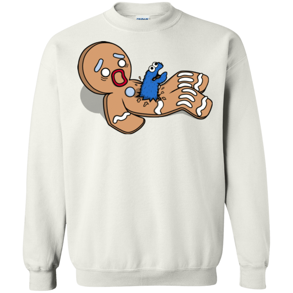 Sweatshirts White / S Alien Nom Nom Crewneck Sweatshirt