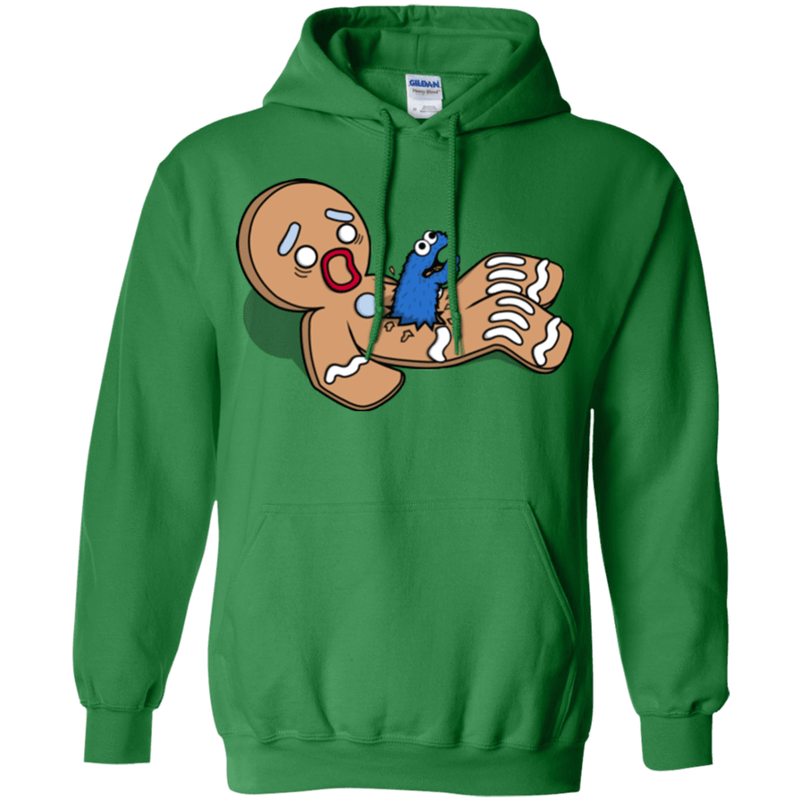 Sweatshirts Irish Green / S Alien Nom Nom Pullover Hoodie