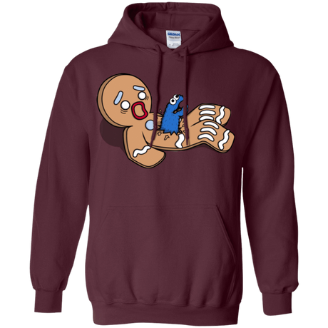 Sweatshirts Maroon / S Alien Nom Nom Pullover Hoodie