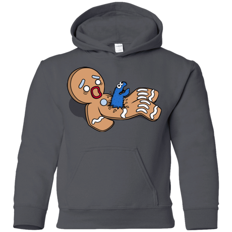 Sweatshirts Charcoal / YS Alien Nom Nom Youth Hoodie