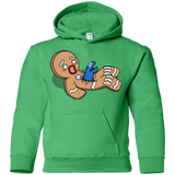 Sweatshirts Irish Green / YS Alien Nom Nom Youth Hoodie