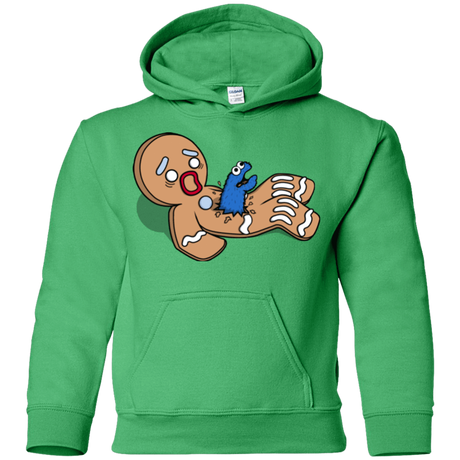 Sweatshirts Irish Green / YS Alien Nom Nom Youth Hoodie