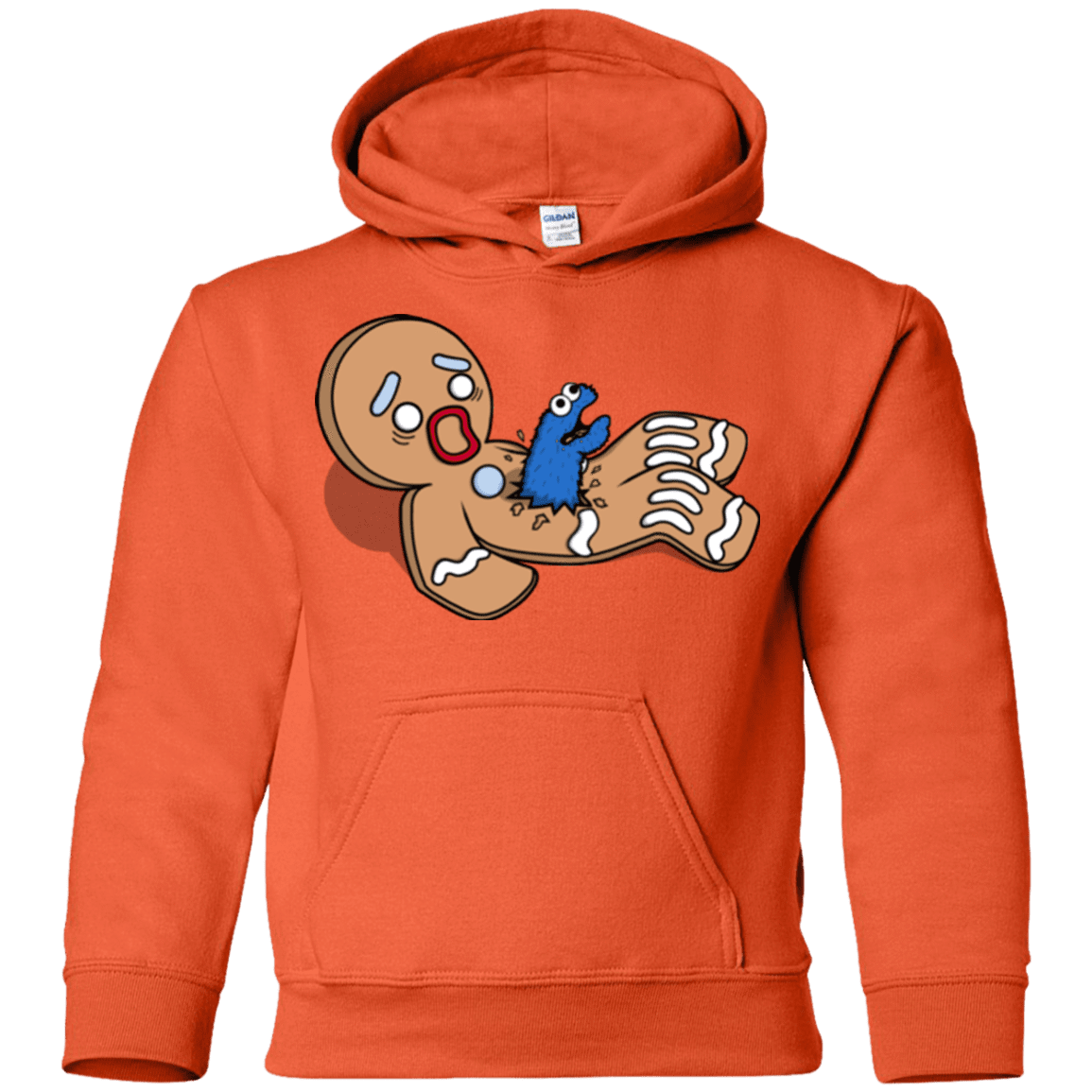 Sweatshirts Orange / YS Alien Nom Nom Youth Hoodie