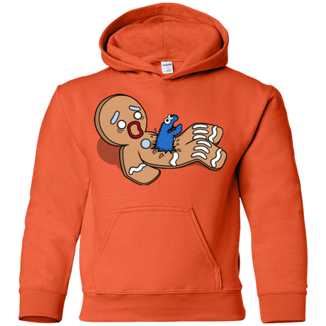 Sweatshirts Orange / YS Alien Nom Nom Youth Hoodie