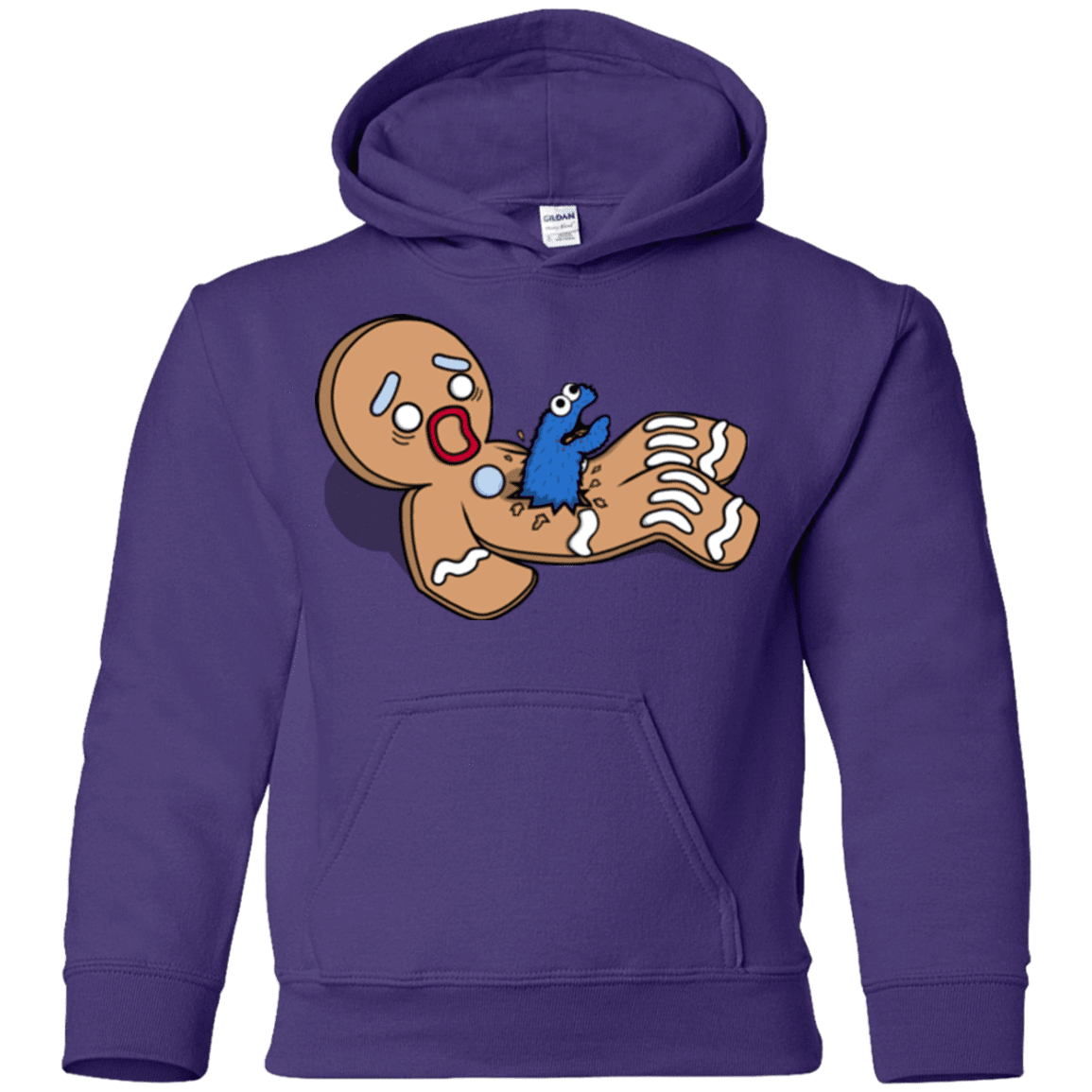 Sweatshirts Purple / YS Alien Nom Nom Youth Hoodie