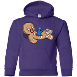 Sweatshirts Purple / YS Alien Nom Nom Youth Hoodie