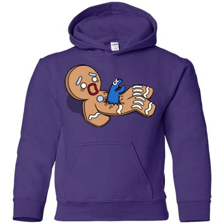 Sweatshirts Purple / YS Alien Nom Nom Youth Hoodie