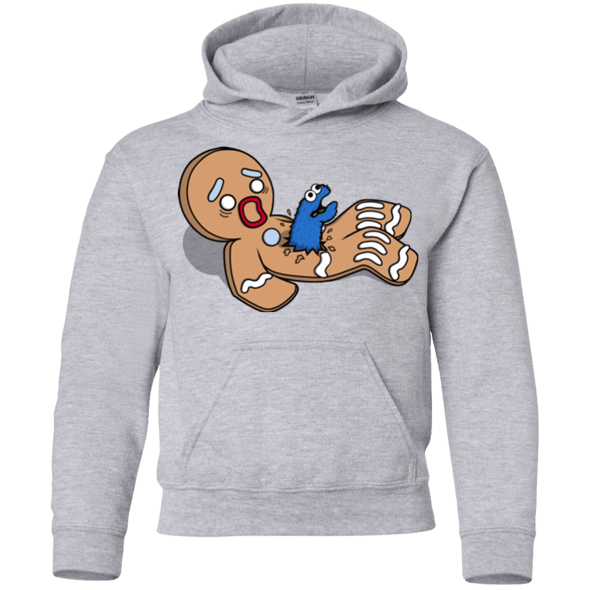 Sweatshirts Sport Grey / YS Alien Nom Nom Youth Hoodie