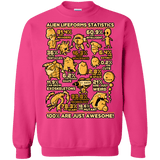 Sweatshirts Heliconia / Small Alien Statistics Crewneck Sweatshirt