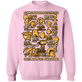 Sweatshirts Light Pink / Small Alien Statistics Crewneck Sweatshirt
