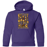Sweatshirts Purple / YS Alien Statistics Youth Hoodie