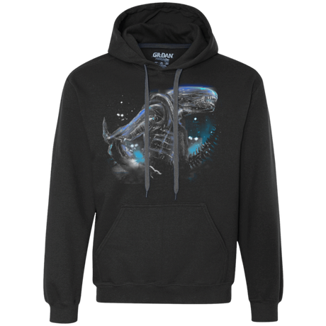 Sweatshirts Black / Small Alien Terror From Deep Space Premium Fleece Hoodie
