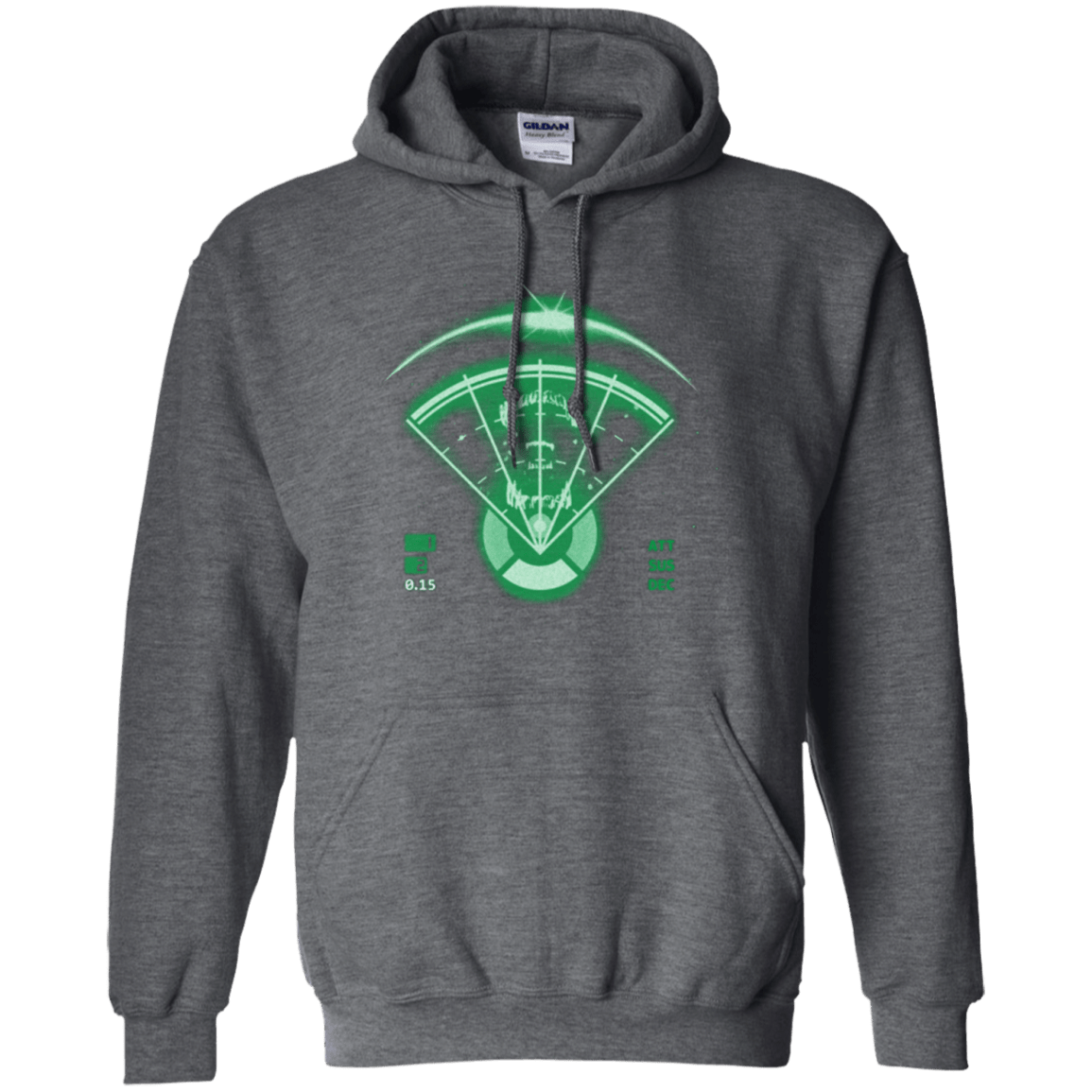 Sweatshirts Dark Heather / Small Alien Tracking Pullover Hoodie
