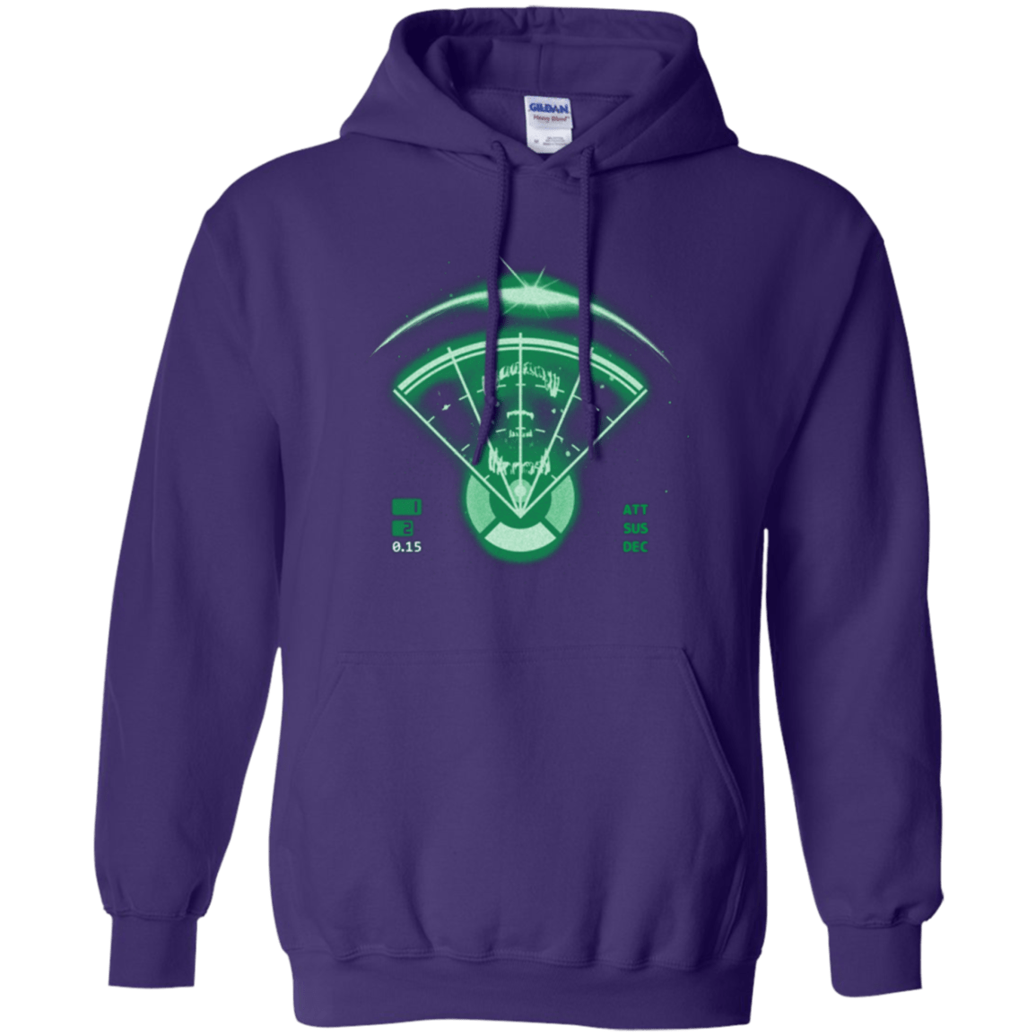 Sweatshirts Purple / Small Alien Tracking Pullover Hoodie