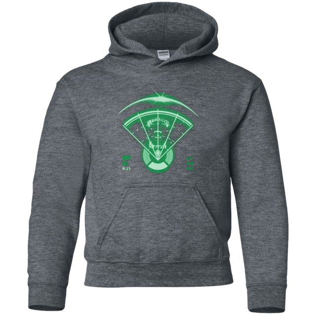Sweatshirts Dark Heather / YS Alien Tracking Youth Hoodie