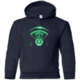 Sweatshirts Navy / YS Alien Tracking Youth Hoodie