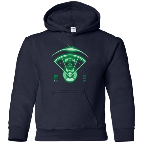 Sweatshirts Navy / YS Alien Tracking Youth Hoodie