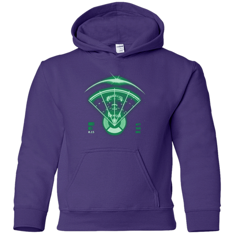 Sweatshirts Purple / YS Alien Tracking Youth Hoodie