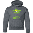Sweatshirts Dark Heather / YS Alien Youth Hoodie