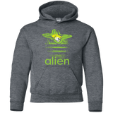 Sweatshirts Dark Heather / YS Alien Youth Hoodie
