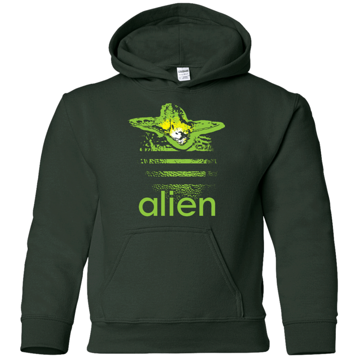 Sweatshirts Forest Green / YS Alien Youth Hoodie