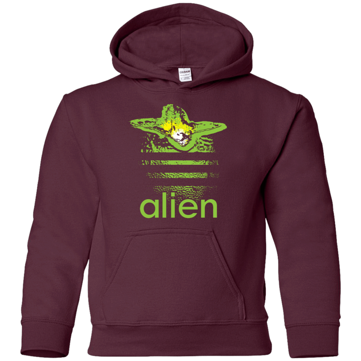 Sweatshirts Maroon / YS Alien Youth Hoodie