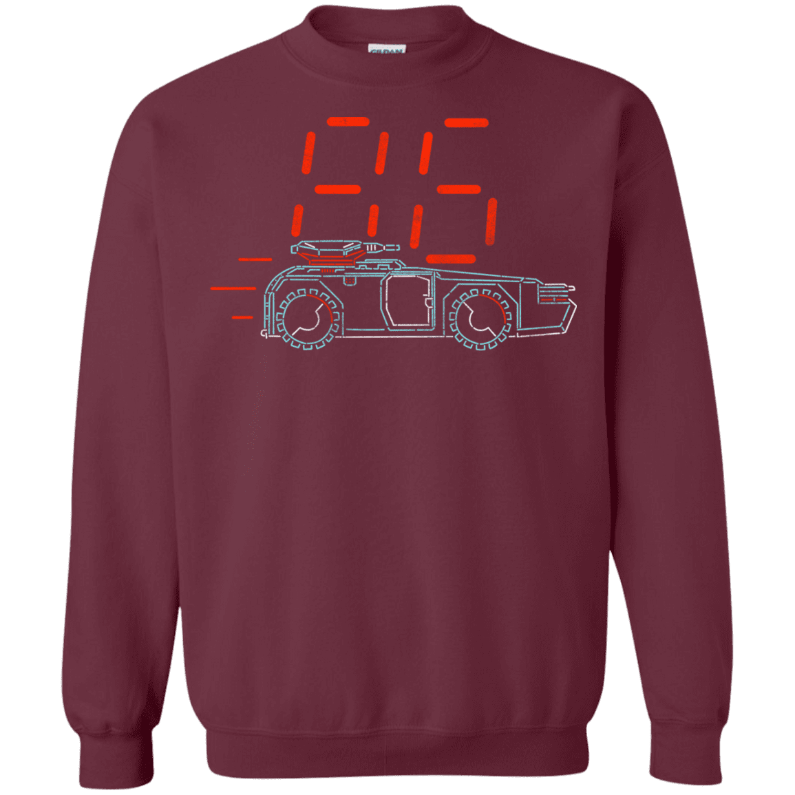 Sweatshirts Maroon / S Aliens 86 Crewneck Sweatshirt