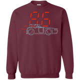 Sweatshirts Maroon / S Aliens 86 Crewneck Sweatshirt